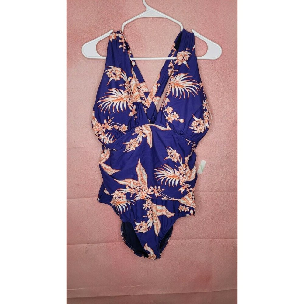 NWT  YOU DI AN WOMEN'S     3XL  Multicolor  TUMMY CONTROL ONE PIECE SWIMSUIT